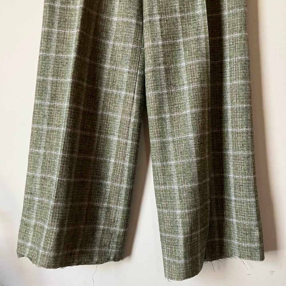 Vintage wool plaid trousers - Picture 2 of 11